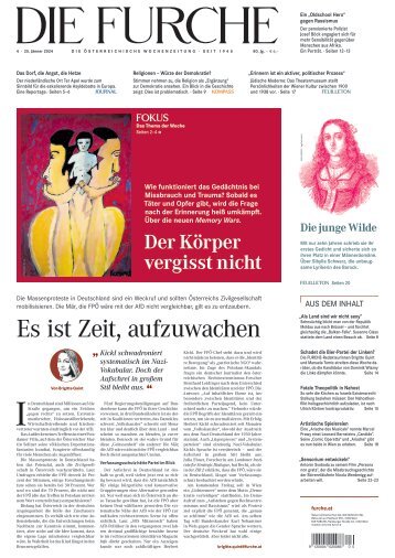 DIE FURCHE 25.01.2024