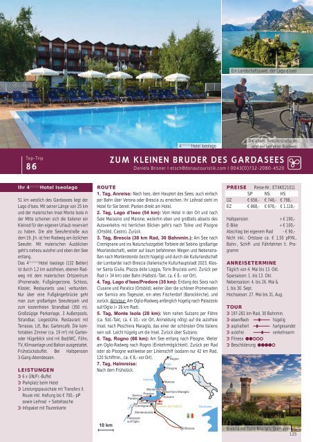 Donau Touristik Katalog: Radreisen 2024