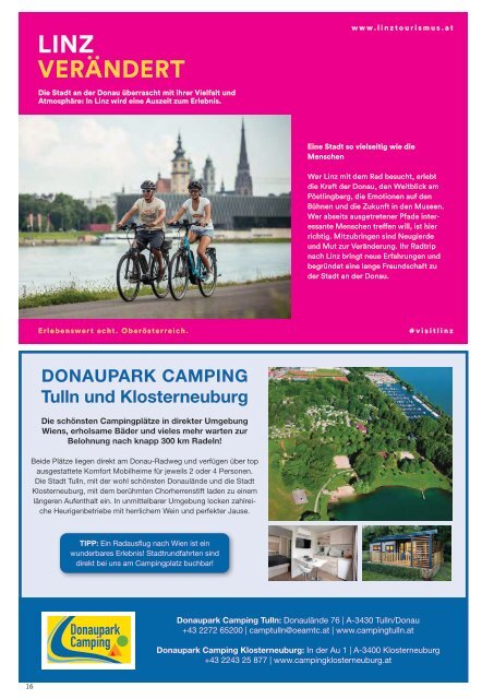 Donau Touristik Katalog: Radreisen 2024