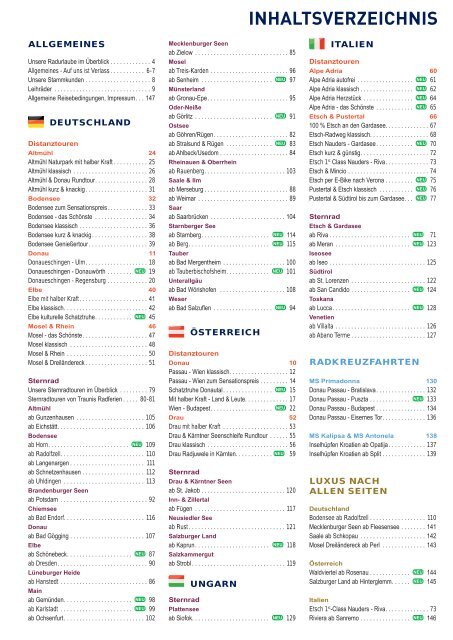 Donau Touristik Katalog: Radreisen 2024