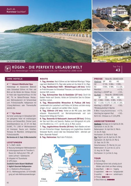 Donau Touristik Katalog: Radreisen 2024