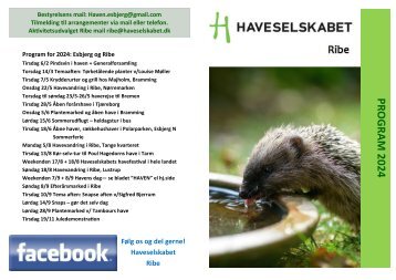 Program 2024 – Haveselskabet Ribe