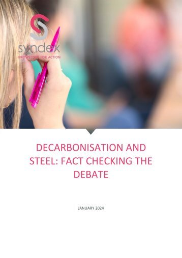 Syndex_Decarbonisation_steel_FactChecking