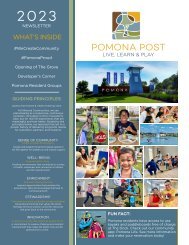 Pomona 2023 Annual Newsletter