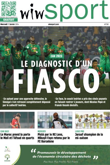 Journal wiwsport n350 - 31 janvier 2024