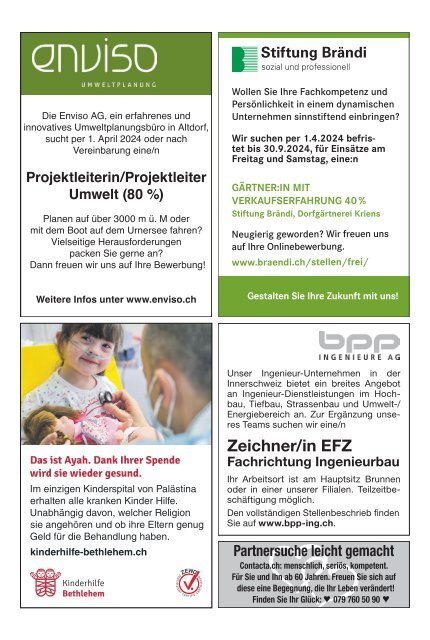 Schwyzer Anzeiger – Woche 5 – 2. Februar 2024