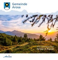 Gemeindebroschüre Arosa