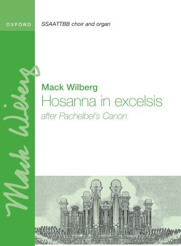 Mack Wilberg Hosanna in excelsis