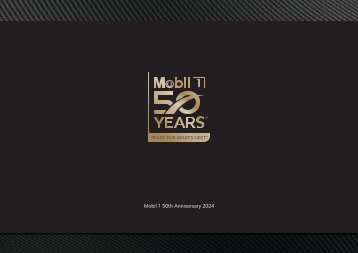 Mobil 1 50th Calendar Design 2024