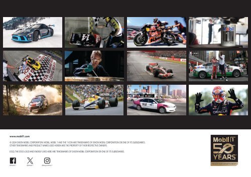 Mobil 1 50th Calendar Design 2024