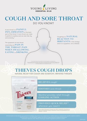 Thieves Cough Drops Infographic