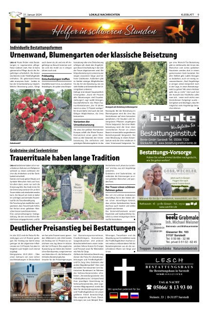 KLEEBLATT Januar 2024