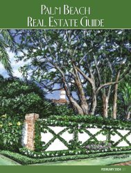 Palm Beach Real Estate Guide February 2024