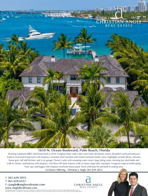 Palm Beach Real Estate Guide February 2024