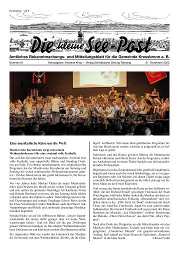 31.01.2024 Die kleine See-Post