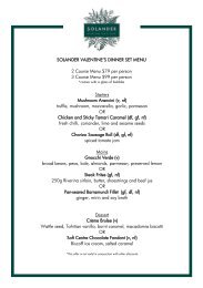 2024 Valentine's Menu