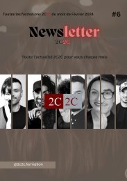 Votre Newsletter by 2C2C #6