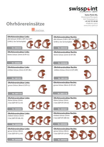 Ohrhörereinsätze