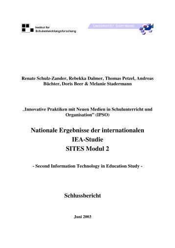 Nationale Ergebnisse der internationalen IEA ... - e-teaching plus