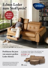 Stressless® Sofas – Leder zum Stoffpreis 