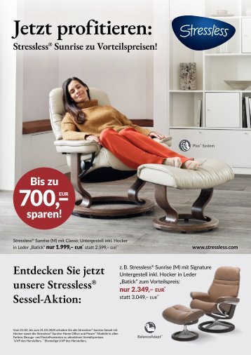 Stressless® Sunrise Aktion