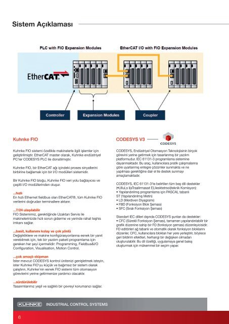 KUHNKE TURKEY Endüstriyel Otomasyon Sistemleri Kataloğu