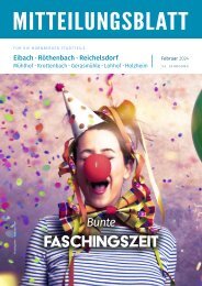 Mitteilungsblatt Nürnberg-Eibach/Röthenbach/Reichelsdorf - Februar 2024