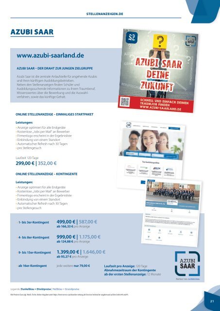Saarbrücker Zeitung - Crossmedia Preisliste Nr. 72