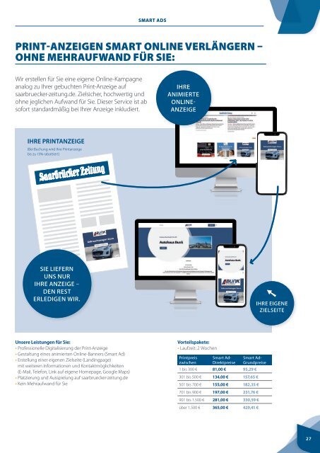 Saarbrücker Zeitung - Crossmedia Preisliste Nr. 72