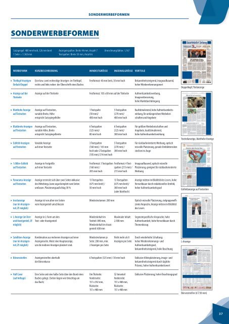 Saarbrücker Zeitung - Crossmedia Preisliste Nr. 72