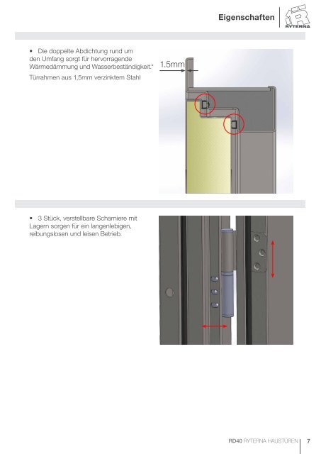 Ryterna Entry doors RD40 DE