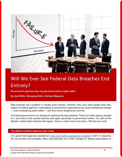 The Cyber Defense eMagazine February Edition for 2024