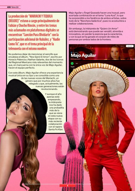 La Gorda Magazine Año 10 Edición Número 109 Febrero 2024 Portada: Majo Aguilar 