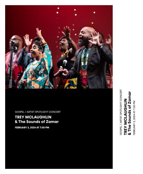 Trey McLaughlin & The Sounds of Zamar | February 3, 2024 | House Program