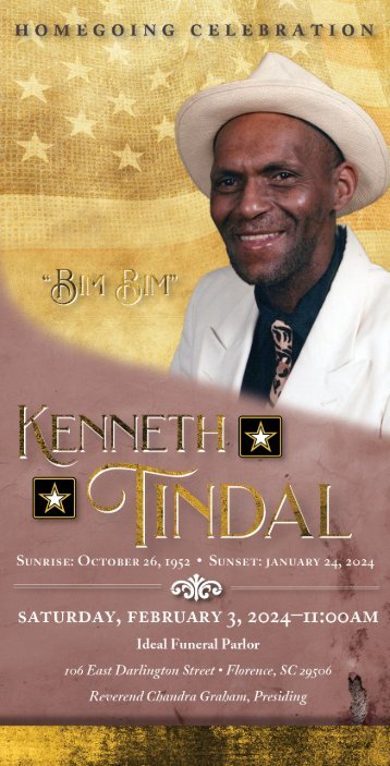 Kenneth Tindal Memorial Program