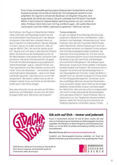 Schwachhauser I Magazin für Bremen I Ausgabe 95