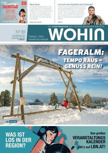 WOHIN Nr. 181 I Februar 2024