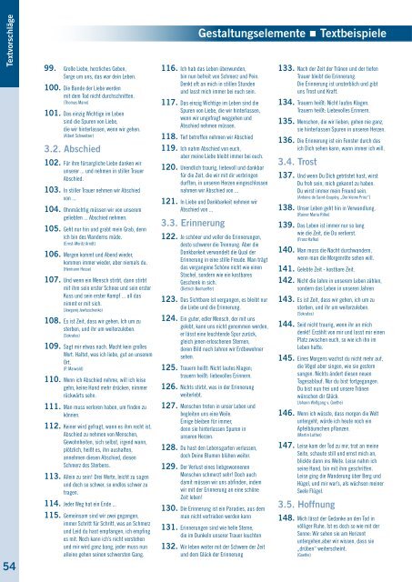 Musterbuch Familienanzeigen - SZ + TV