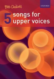 Bob Chilcott 5 Songs for Upper Voices
