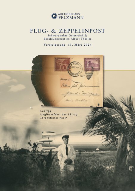 180. Auktion Flug- und Zeppelinpost