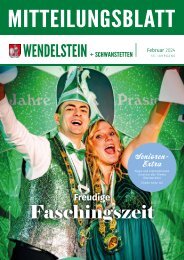 Mitteilungsblatt Wendelstein+Schwanstetten