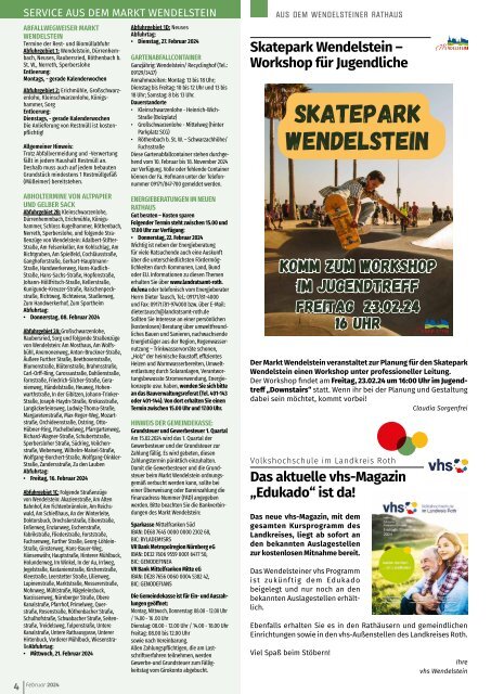 Mitteilungsblatt Wendelstein+Schwanstetten