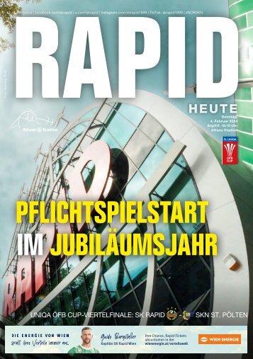 Rapid HEUTE: SK Rapid vs. SKN St. Pölten