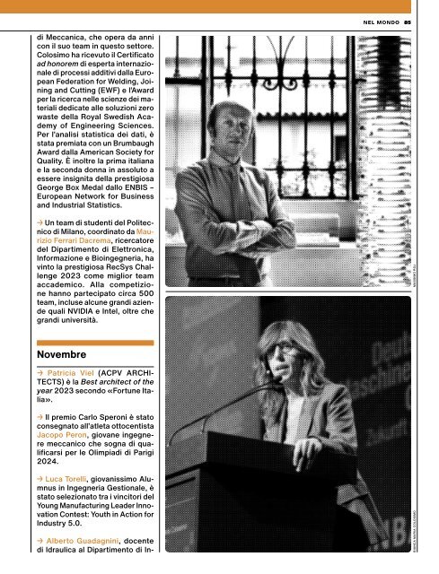 MAP - Magazine Alumni Politecnico di Milano #13