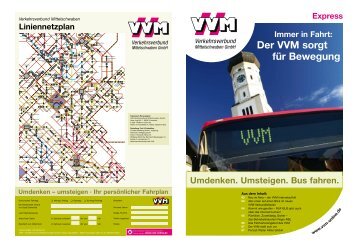 Der VVM sorgt für Bewegung - VVM - Verkehrsverbund ...
