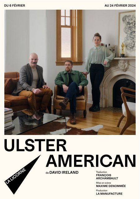 Programme de soirée - Ulster American (Février 2024)