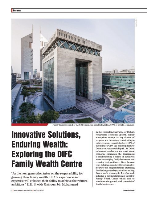 Finance World Magazine| Edition: February 2024