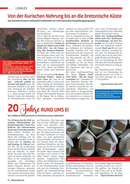 Holsteiner KlöönSNACK - Ausgabe Kiel / Eckernförde - Februar 2024