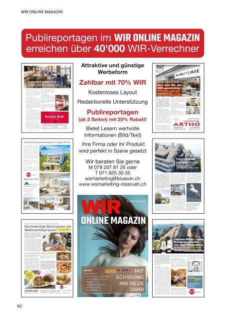 WIR ONLINE MAGAZIN vom 5. Februar 2024