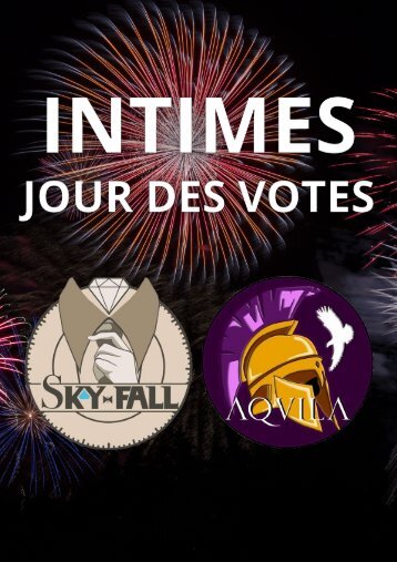 Intimes n°35 jour des votes